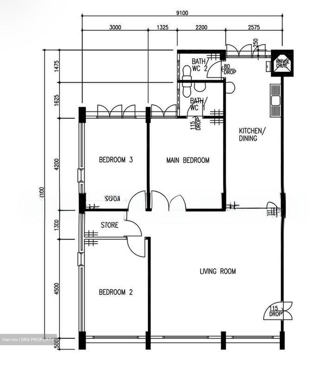 Blk 840 Woodlands Street 82 (Woodlands), HDB 4 Rooms #586538091